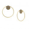 Pendientes Ring Star Gold