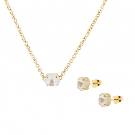 Conjunto de gargantilla y pendientes