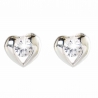Pendientes con forma de corazón