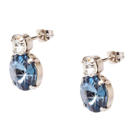 Pendientes Silver Montana