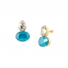 Pendientes Blue Oval